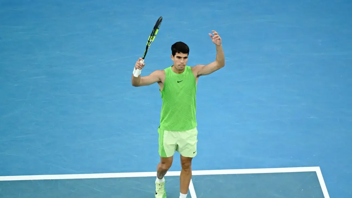Avustralya Açık’ta tek erkeklerde ilk finalist Alcaraz