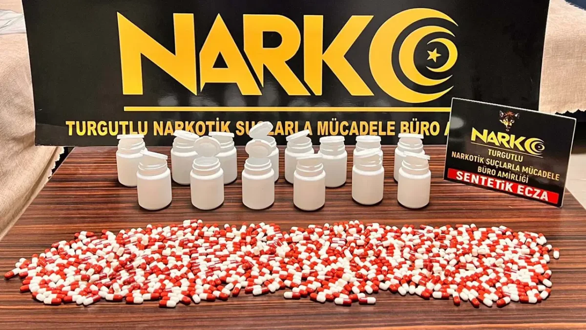 Manisa’da 1730 sentetik hap ele geçirildi: 5 tutuklama