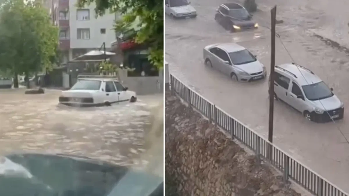 Hatay ve Osmaniye’yi sağanak vurdu: Yollar göle döndü