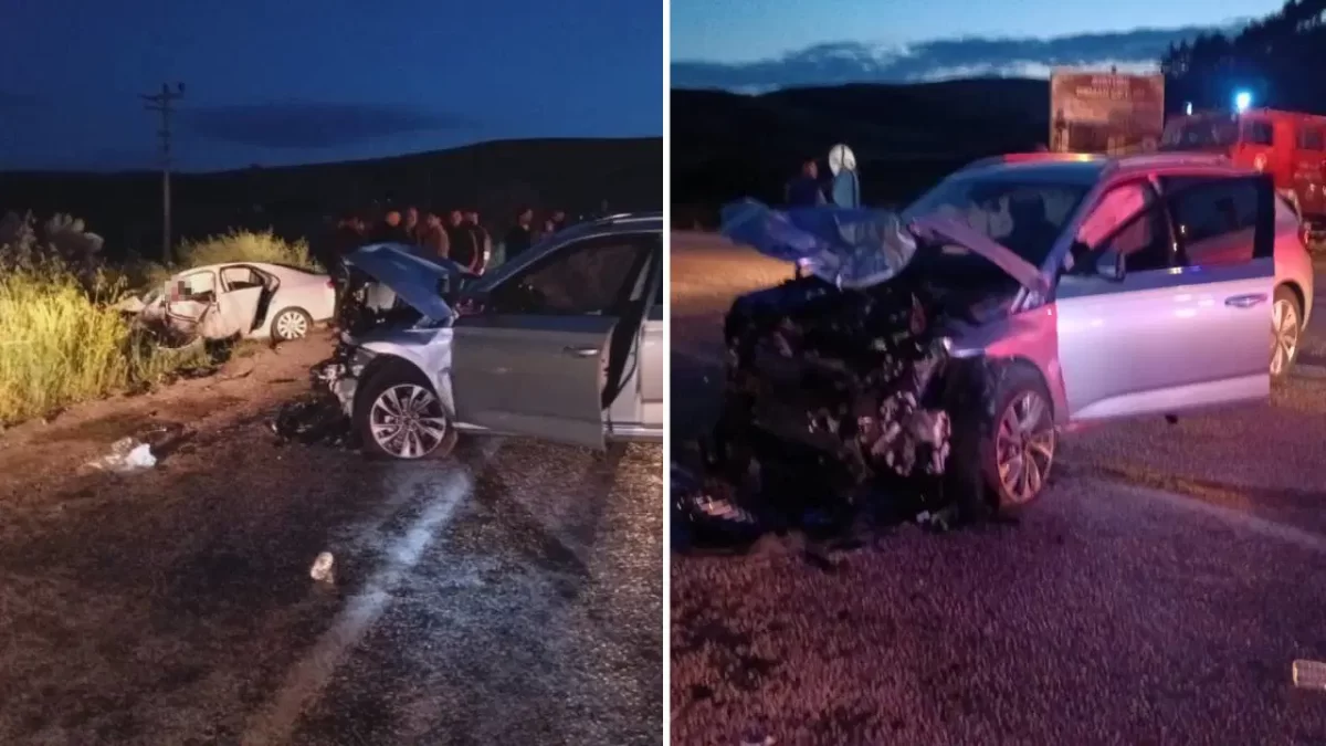 Çorum’da iki otomobil çarpıştı: 1 ölü, çok sayıda yaralı