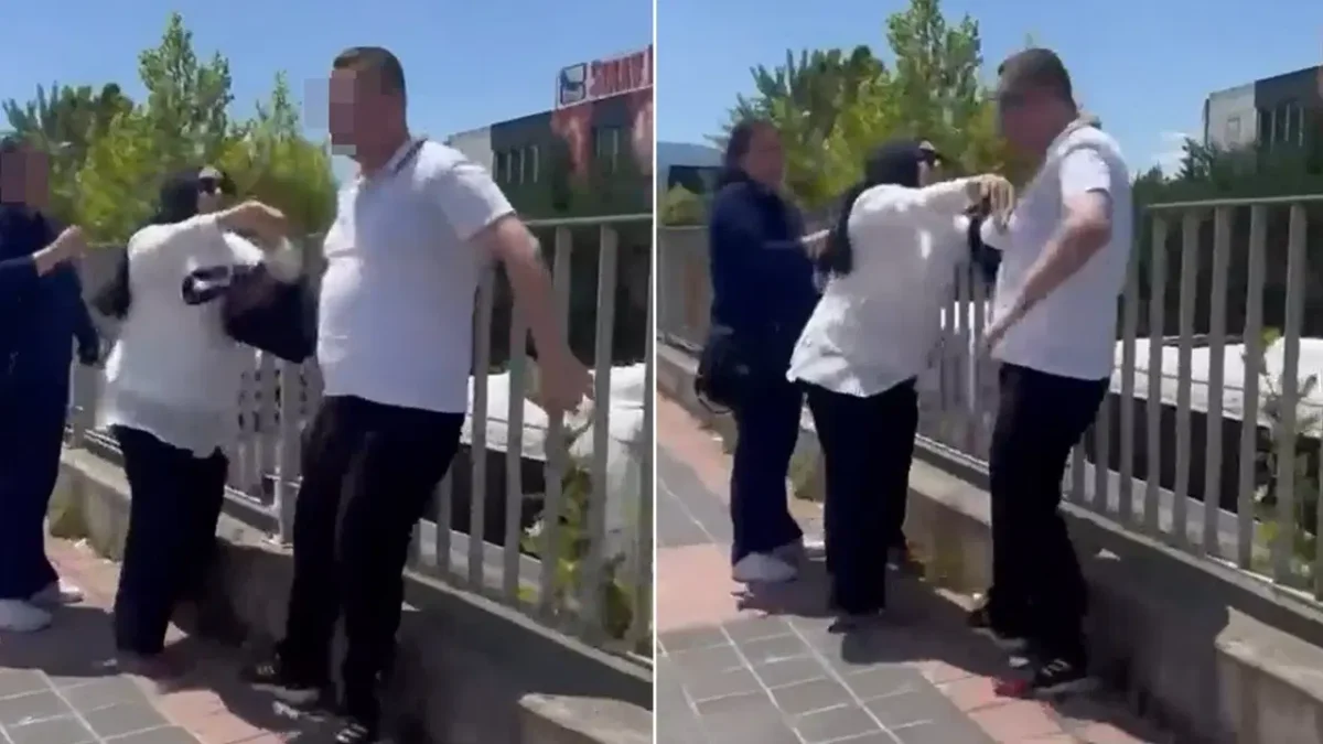 Bursa’da erkek şiddeti… Kadının yardımına bir başka kadın koştu: O anlar kamerada
