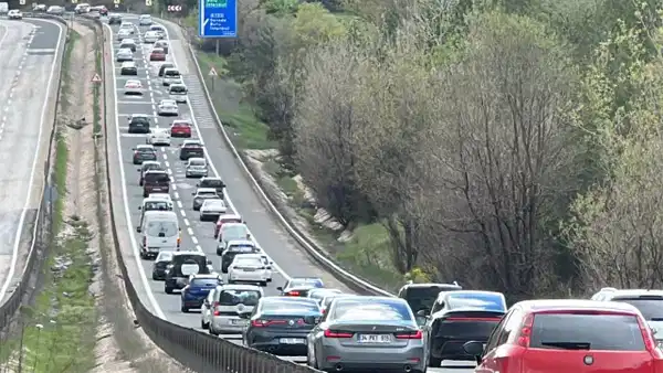 Bolu’da bayram dönüşü yoğunluğu başladı